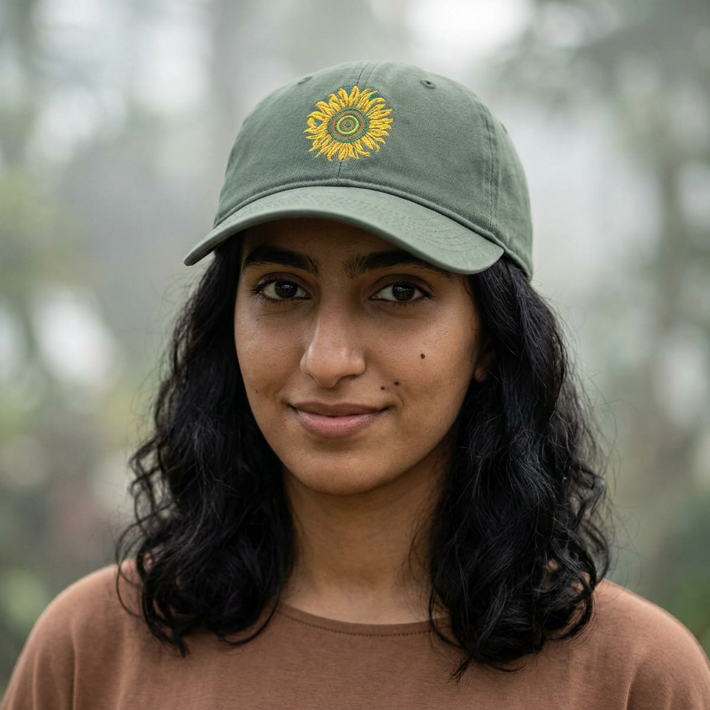 Almanac Sunflower Washed Baseball Cap