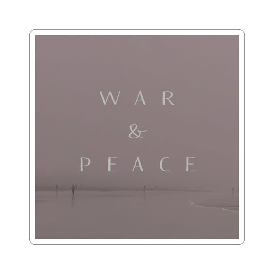 War & Peace Cover Art Sticker