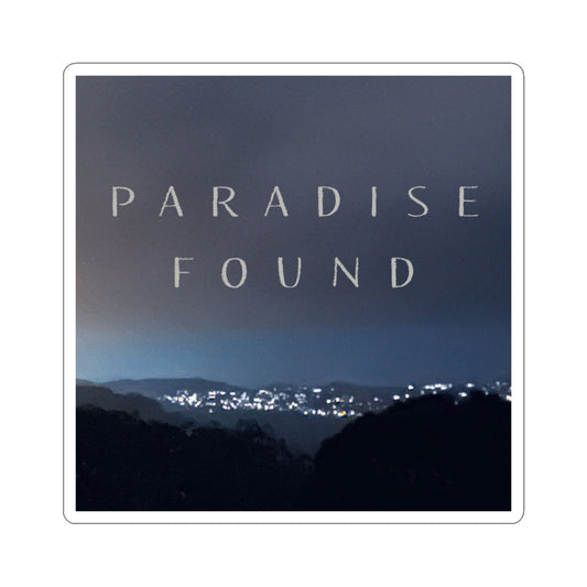Paradise Found Cover Art Sticker
