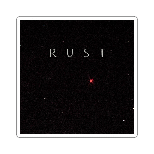 Rust Cover Art Sticker