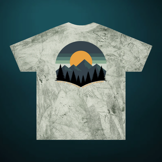 "When the Morning Breaks the Sky" Tie-Dye T-Shirt
