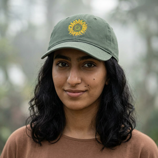 Almanac Sunflower Washed Baseball Cap
