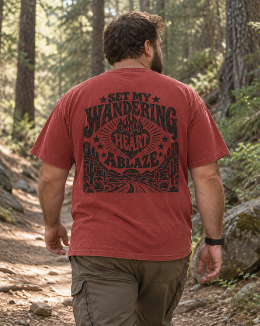 "The Cost" Vagabond Woodblock Print Shirt