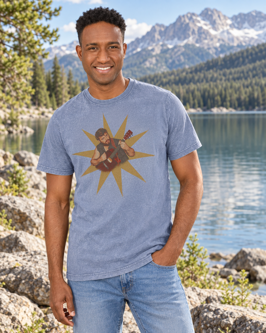 Spencer Sanders Starburst Acid Wash Tee