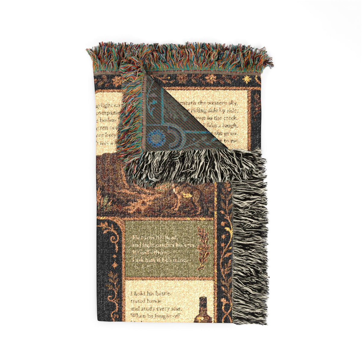 "Holding The Man" Lyric Woven Throw Blanket