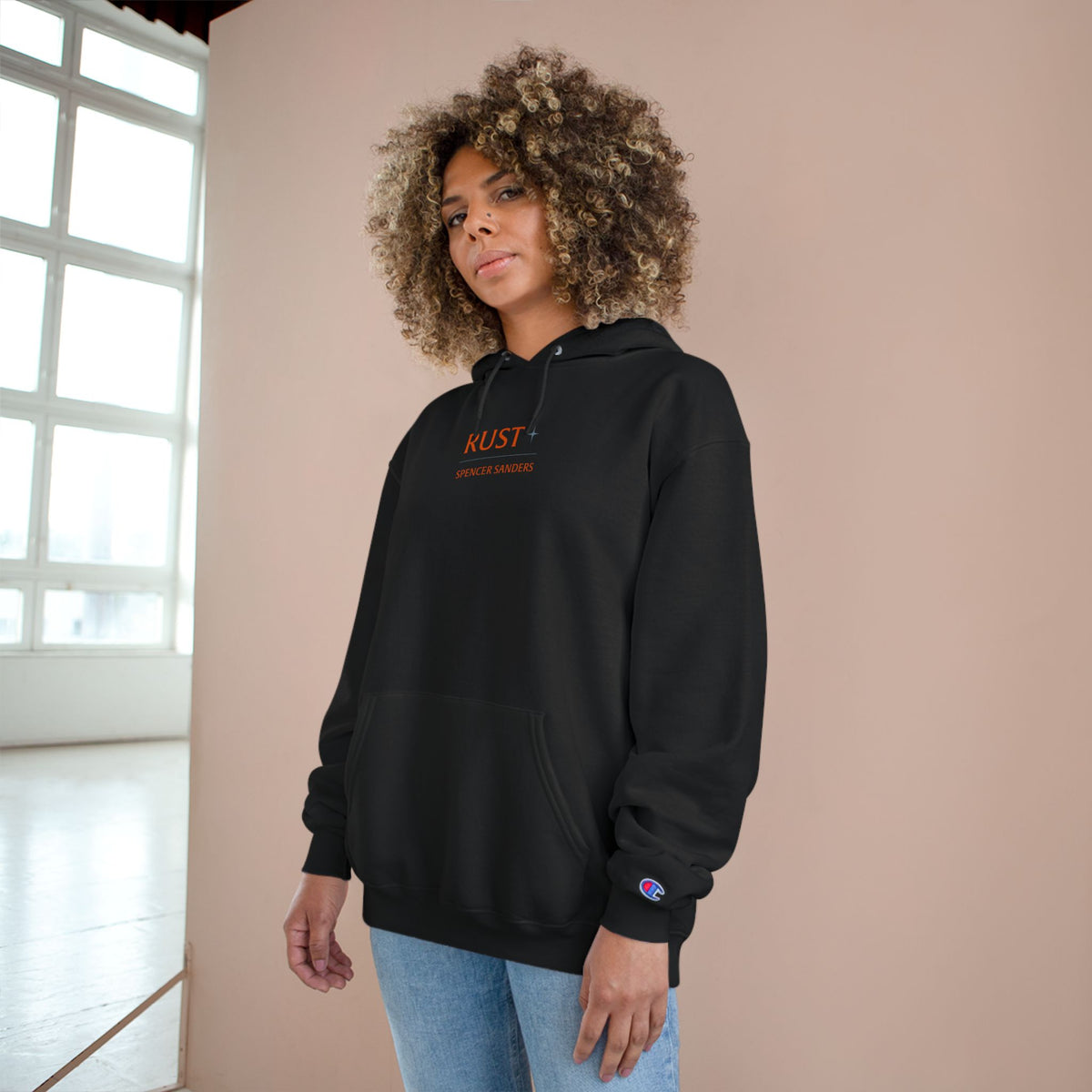 "Rust" Behind Your Shine Champion Hoodie