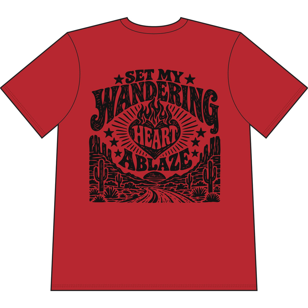 "The Cost" Vagabond Woodblock Print Shirt
